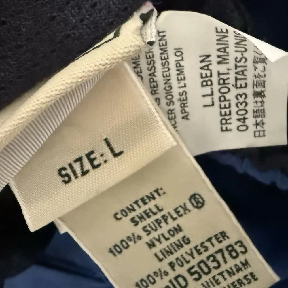 LL Bean Blue Swim Trunks Size L